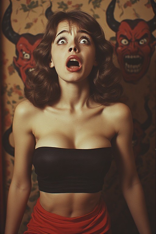 5 ~ 4X6 Glossy HORROR Fine Art ‘ SCREAM QUEEN ‘ Photo FANTASY Set ! 211359078