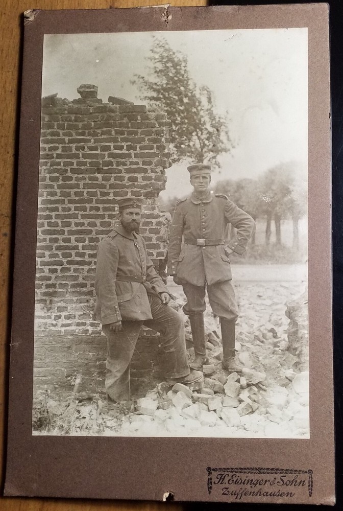 2 Soldiers Uniform Regiment 248 at Ruin/KAB H. Eisinger & Sohn Zuffenhausen