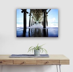 Myrtle Beach Pier South Carolina Landscape Sea Beach Ocean Photography Print