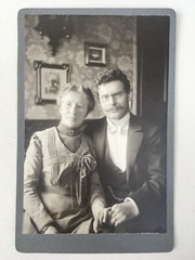 Plate Camera Photo Original Old Photo Circa 1900 11×16.5 cm A Pair