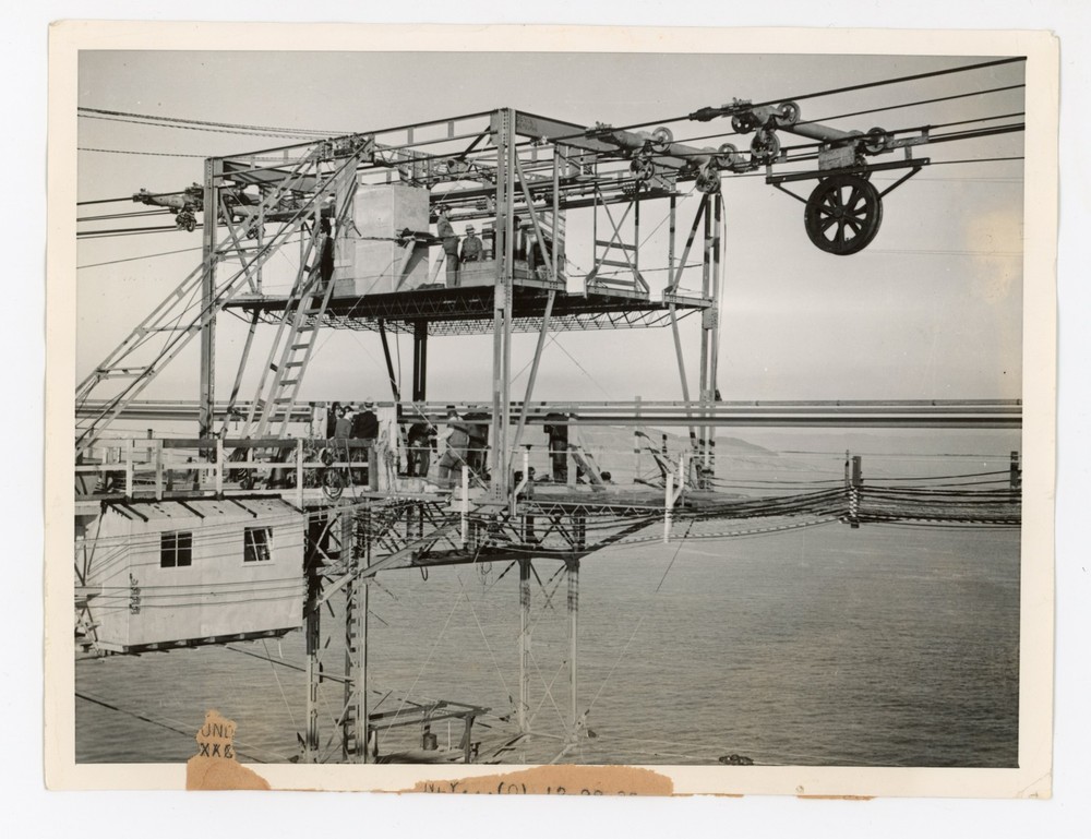Construction of Golden Gate Bridge San Francisco California 1935 Press Photo
