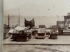 2 Album Photo Giacomo Brogi Circa 1870 Naples Port Napoli Italy 25x19cm (5+6)