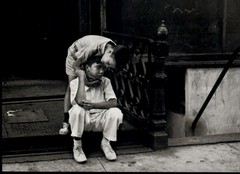 1940 1980s Original Helen Levitt New York City Street Boys On Stoop Art Photo