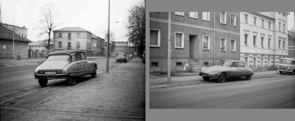 2x Photo Print GDR Bernau Citroen, Barkas-Breitscheidstr-approx 1978 in 13×18 #L