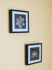 Snowtography- Vermont Snowflake Photography Prints- framed, matted, and signed