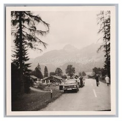 Bei Bayrischzell 1962 – Sägewerk Auto Wendelstein Straße – Altes Foto 1960er