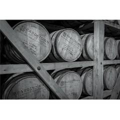 Bourbon Barrels Wall Art, Distillery Photo Print, Whiskey Art, Man Cave Decor