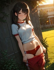 No nudity/ AI Girl /aiart/ Gym Uniform BURUMA girls (500images digital download)