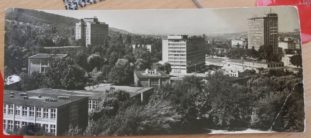 Photo postcard Czech Republic Gottwaldov Zlin 1970 B4