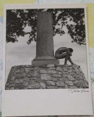 Photo postcard art male nude the pillar nude dieter end photography AM