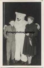 Z6035 Photo 1950s Leipzig Polar Bear Costume Polar Bear Icebear Bear