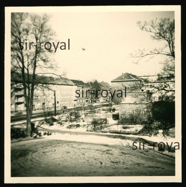 Kaiser Wilhelm Street in Berlin 1960 Photo 6x6cm