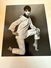 Vintage Silver Gelatin Print Of Fashion Model Joel Brodsky Studios 14″ x 11″