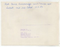 21x16cm Orig. Foto Sven Simon 1984 Kalle Rummenigge + Udo Lattek mit DFB-Pokal