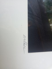 Signed Walker Evans «Greece 1973»