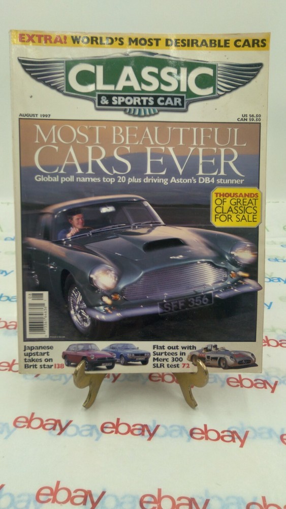 Classic And Sportscar Magazine AUGUST 1997 ASTON DB4