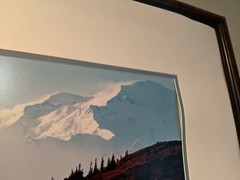 Thomas Mangelsen «Shores of Wonder Lake 27″ X 50» framed print signed & numbered