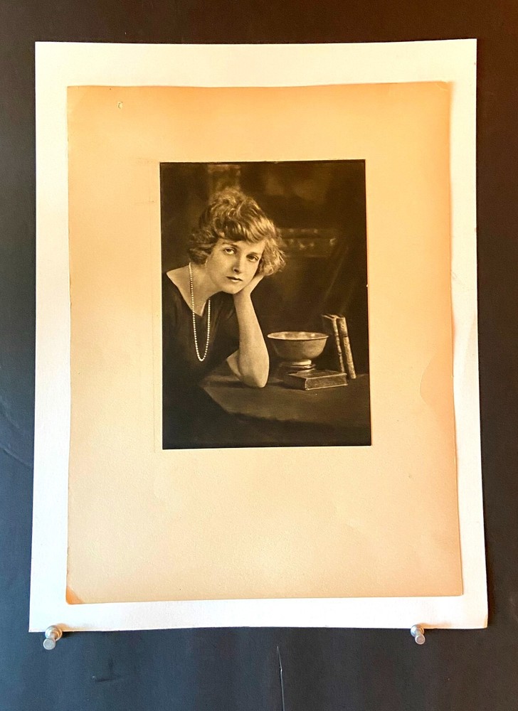 RARE OTTO HOPPE 1921 GRAVURE PRINT ENGLISH ACTRESS DAME GLADYS CONSTANCE COOPER
