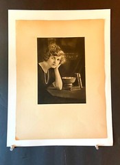 RARE OTTO HOPPE 1921 GRAVURE PRINT ENGLISH ACTRESS DAME GLADYS CONSTANCE COOPER