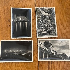 Vintage, pre-WWII photo postcard book titled Das schöne STUTTGART 16 pic set