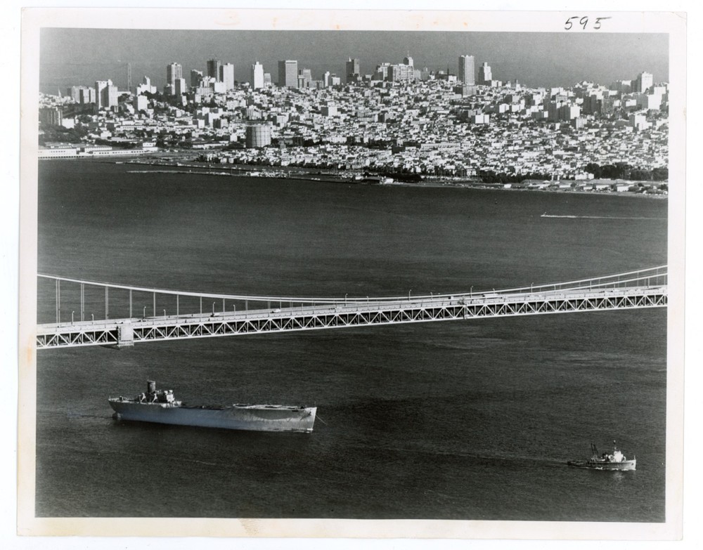 Golden Gate Bridge Central Press Association San Francisco CA 1964 Press Photo