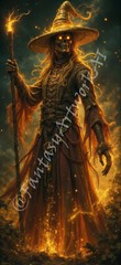 Halloween Scarecrow – Digital Image Phone Background AI Art, 10 images – #12