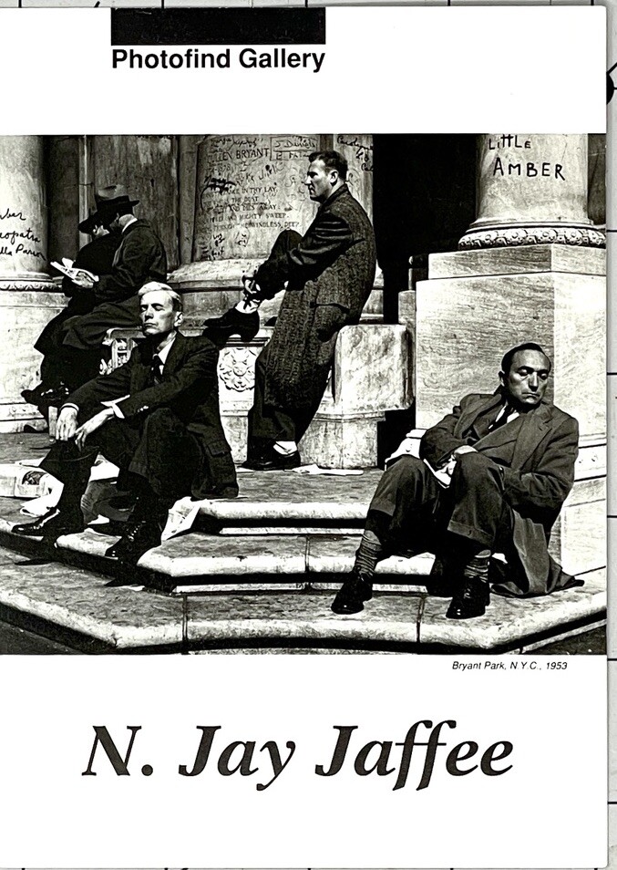 N. Jay Jaffee (1921-1999) Art Announcement Card 1991 – Social Landscapes