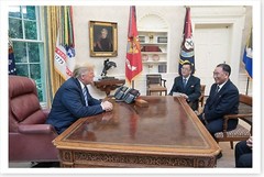 President Donald Trump Oval Office With Kim Yong Chol 8×12 Silver Halide Photo