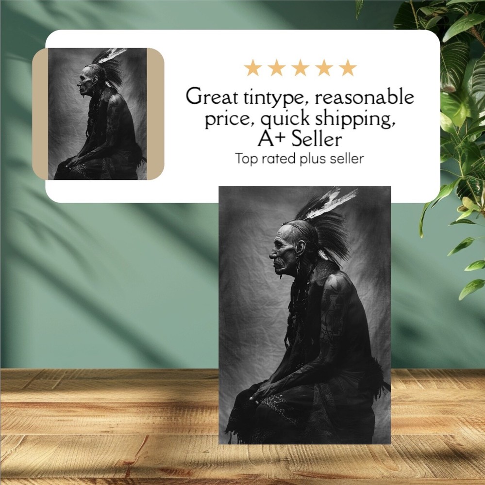 Native American Tintype Limited Edition Museum Series C0082RP