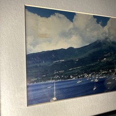 Saint Pierre Martinique Black Framed Photo Mount Pelee Volcano Caribbean