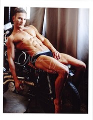 11 X 8.5 Alan Lyon Original Male Photo gay interest (6) Marcellus motorcycle