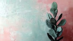 Digital Product 4K Resolution TV Desktop Wallpaper Cactus Roses Abstract