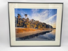 Jeff Ripple 2005 Signed Photograph of Tomoka River Florida Landscape 30 x 25