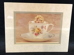 Anne Geddes Baby In A Teacup 8″X 10″ Picture In Matt