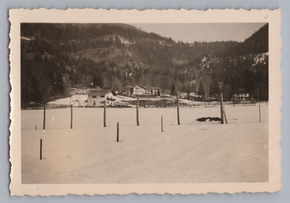 Bayrischzell 1942 – Residential Houses Winter – Old Photo 1940s