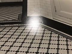 Rare Jeffrey Fraenkel Gallery B&W Print Photograph Silver Film Bathroom Interior