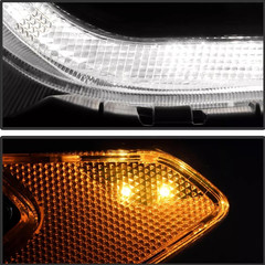 For 2017 2018 2019 Ford Escape Halogen Type Headlight Assembly W/Led DRL Project
