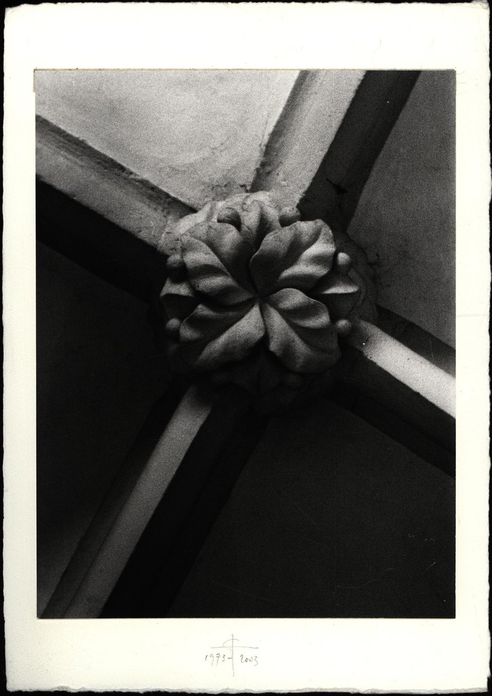 Hafner, Floral Architectural Ornament. (1973/2003). Signed Photograph.