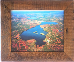 Buckatabon Lake, Upper to Lower, Vilas Co. Wisc. Overhead Photo. Frame Optional.