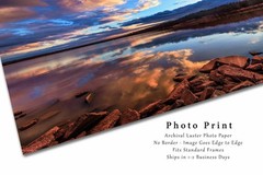 Lake Arcadia Photography Print: Edmond Oklahoma Sky Reflection Landscape Photo