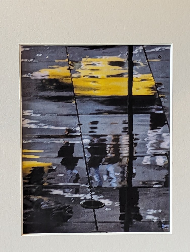 Vintage Original Art Photography «Crossing 56th At Madison» 5×7 In 11×14 Mat