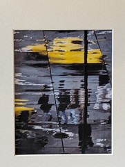 Vintage Original Art Photography «Crossing 56th At Madison» 5×7 In 11×14 Mat