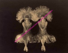1900s-1920s DANCERS THE DOLLY SISTERS GORGEOUS COSTUMES 8 1/2 x 11 PHOTO A-DS4L