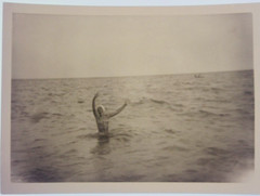 Photo woman girl woman swimsuit girl 1962 Costa Brava Spain X15