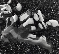 Brett Weston “Beach Rocks” 1976 Signed Gelatin Silver Print —Edition 8/35 – Mint
