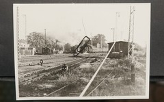 Photo Steam Locomotive GDR Station 1977 Gräfenhainichen Track Building House Image Anhalt PK