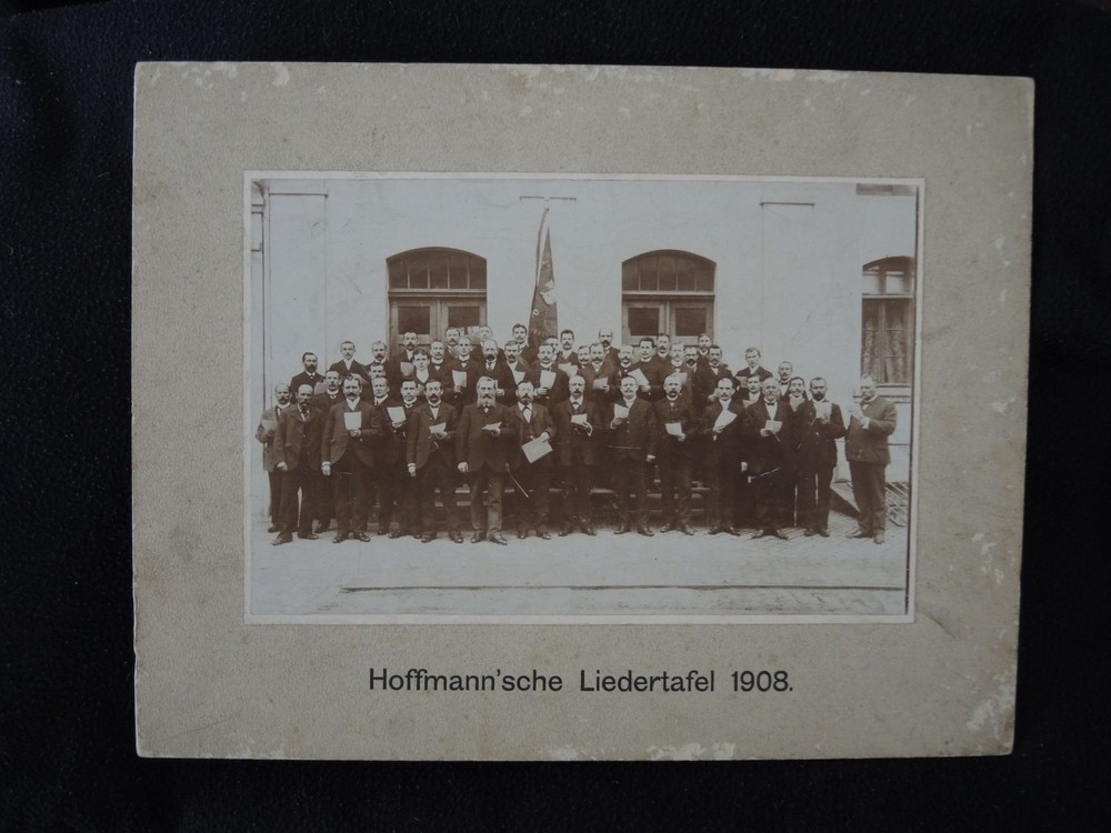 Orignal Photo Bad Salzuflen Kr. Lippe Hoffmann song board 24.5 x 16.2 cm unique