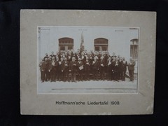 Orignal Photo Bad Salzuflen Kr. Lippe Hoffmann song board 24.5 x 16.2 cm unique
