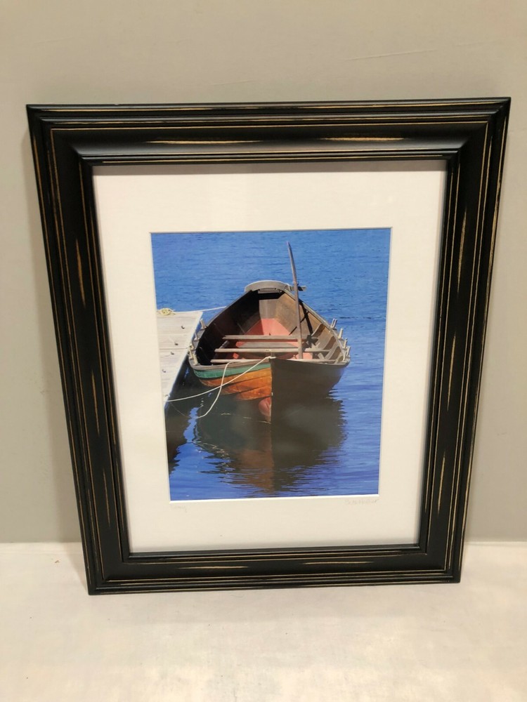 Art, Framed Photograph, Cape Cod dory, NE photographer, New, 17″ X 14″