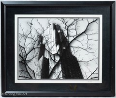 Rare Gary Seidel Signed Photograph Rockefeller Center NYC Winter 1963 20×24″